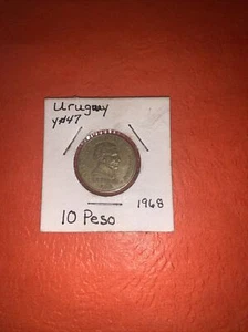 Uruguay 1968 10 Pesos 198532 combine shipping - Picture 1 of 2