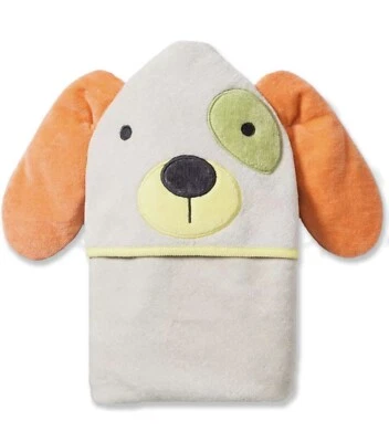 Puppy Dog Hooded Towel for Baby Plush Terry 100% Cotton (30"x30") Unisex - Imagem 1 de 3