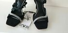 Zara Black High Heel Sandals /Shoes/ With Rhinestones Strap  New Size Uk 7 Eu 40