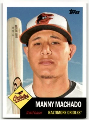 2016 Topps Archives Baseball Manny Machado #30 Baltimore Orioles - Image 1 of 2