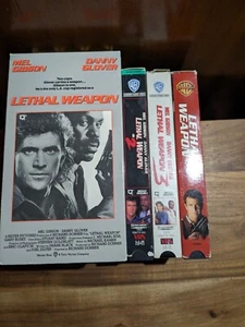 Lethal Weapon 4 Movie VHS Lot 1 2 3 4 Mel Gibson Danny Glover - Picture 1 of 13
