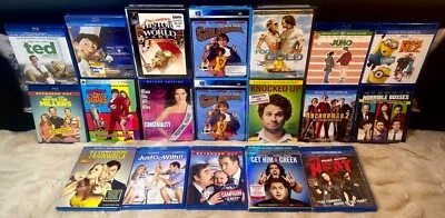 Blu Ray DVD Lot Comedy Disney Pixar 7 Brand New Mel Brooks Minions Austin Powers - Image 1 of 4