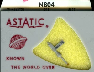 Unused ASTATIC N804 Sapphire Tip Stylus Records: Stereo-LP-78 NOS New Old Stock - Picture 1 of 2