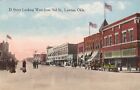 Lawton, OKLAHOMA - D Street - horse & wagons, old cars
