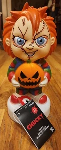 Gemmy Chucky Blow Mold 12" Decorazione Halloween Gioco Bambini Universali Studi Illuminato - Foto 1 di 9
