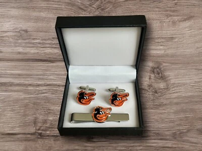 Gemelos Baltimore Orioles, clip de corbata o juego completo Foto 1 de 4