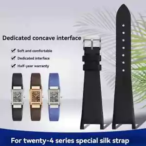 Correas de reloj de seda para Patek Philippe TWENTY~4 Series 4910 4920R 4920G correa de reloj - Imagen 1 de 36