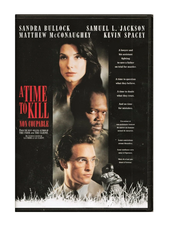 A Time To Kill DVD Sandra Bullock Samuel Jackson - Image 1 of 1