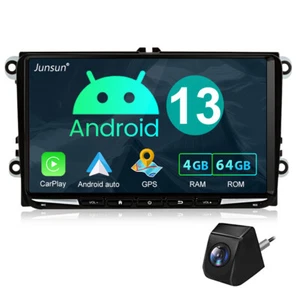 für VW GOLF 5 6 Passat Touran Tiguan Android 13 Carpaly Autoradio GPS Navi 4+64G - Bild 1 von 13