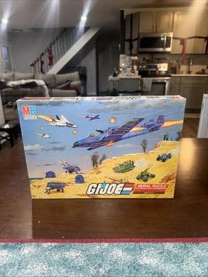 G.I. Joe Mural Puzzle 221 Pieces Battle #2 - 1985 Milton Bradley Hasbro полный комплект - Изображение 1 из 4