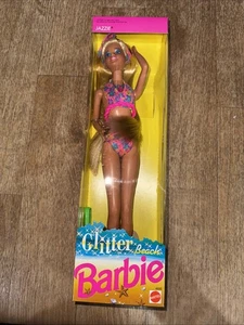 1992 Vintage Barbie Doll GLITTER BEACH JAZZIE New - Picture 1 of 4