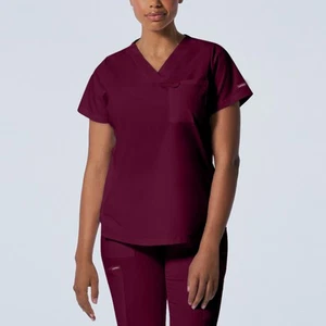 Landau ProFlex Women's 2-Pocket V-Neck Scrub Top - LT107 FREE SHIPPING! - Picture 1 of 13