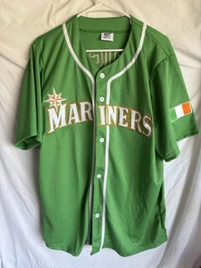 2024 Seattle Mariners Irish Ireland Heritage Night SGA Stitched #24 Large Jersey - Picture 1 of 3