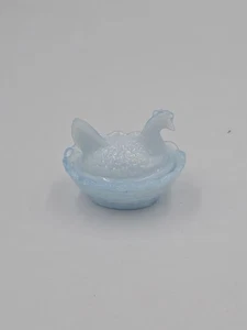 Boyd scorie di vetro miniatura gallina su nido sale - Foto 1 di 4