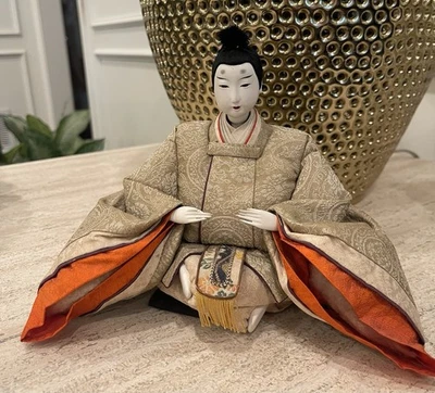 Antique Japanese Gosho Ningyo Emperor Meiji Doll Figure Circa 1868-1912 - Image 1 of 4
