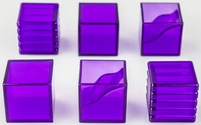 KFC - KP-15P E-Nergeon Cube - Purple Set of 6 Energon - Image 1 of 4