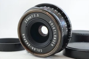 N obiettivo Voigtlander Color-Skopar 28 mm F3,5 come nuovo per LTM Leica L vite 6797#J0704F - Foto 1 di 10