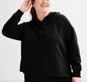 TEK GEAR Mujer PLUS Ultrasuave Negro Polar L/S Pullover SUDADERA CON CAPUCHA 2X 3X NUEVO CON ETIQUETAS - Imagen 1 de 4
