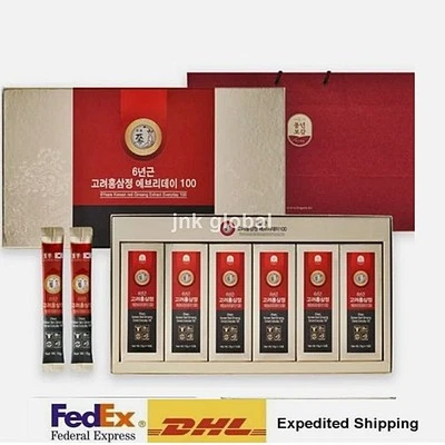 Korean Red Ginseng 6 Year Old Everyday Extract 60 Sticks + Express - image 1 of 4