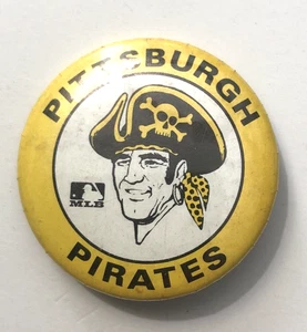 VTG Pittsburgh Pirates- MLB Baseball Metal Pin Button  1 3/4" - Picture 1 of 2