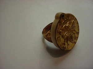 nice glowing 1947 GREEN HORNET Secret Compartment SEAL RING general mills - Picture 1 of 6