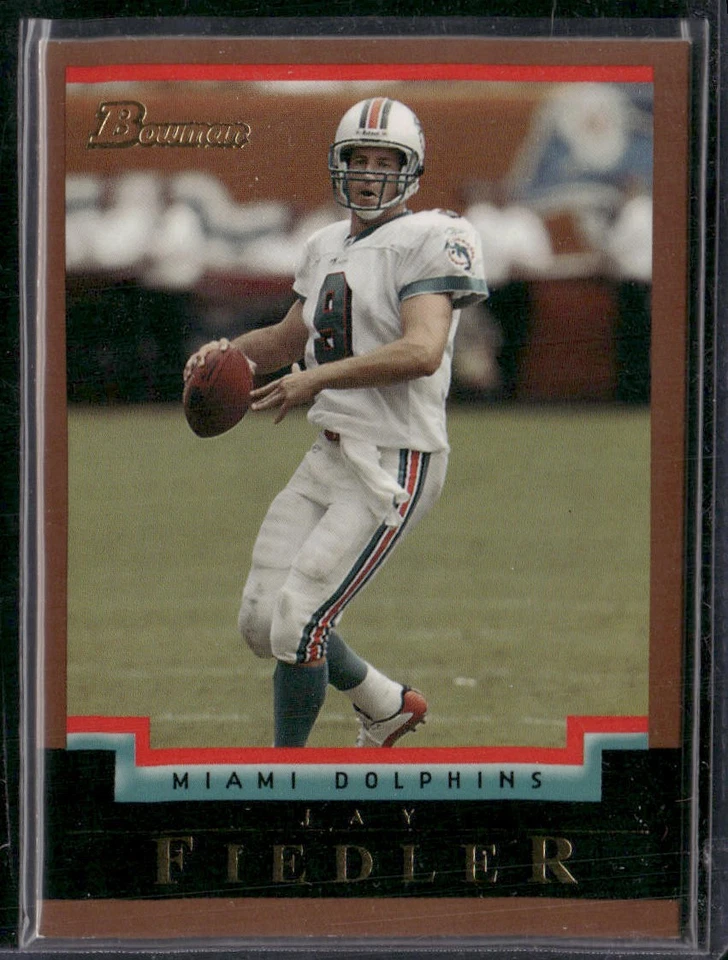 2004 Bowman #2 Jay Fiedler Gold - Image 1 of 2