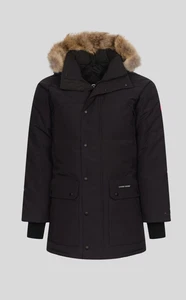 $1650 Canada Goose Men EMORY PARKA COYOTE FUR Coat JACKET BLACK 2580M SIZE L - Picture 1 of 12
