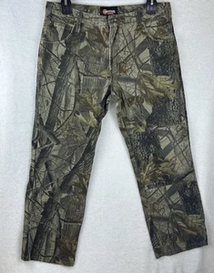 Outfitters Ridge Realtree Hardwoods Print Camo Workwear Pants 36x30 Double Knee - Picture 1 of 7