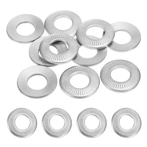 10Pcs Flat Washers M14x30mm Stainless Steel Belleville Spring Disc Washers - Picture 1 of 8