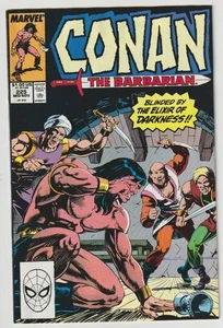 G443 Conan 225 Marvel Good Girl 1989 Comic Book Higher Grade - Picture 1 of 1