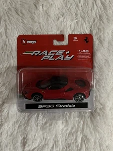 Burago Race And Play Sf90 Stradale 1/43 Brand New - Picture 1 of 2