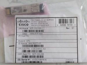 Cisco SFP-10G-SR - Foto 1 di 1