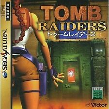 Sega Saturn Tomb Raiders Victor Entertainment T-6010G SS Video Game Second Hand