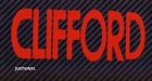 CLIFFORD LOGO–RED GLOSS Vinyl Decal  Car-Van-Self-adhesive Permanent Sticker