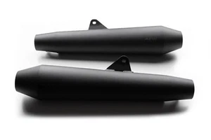 AEW TE102 SS MATTE POLISHED EXHAUST FIT FOR ROYAL ENFIELD INTERCEPTOR & GT 650 - Picture 1 of 3