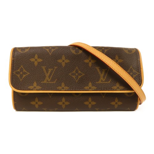 LOUIS VUITTON（LV） *15%OFF* LOUIS VUITTON LV GHW Pochette Doppia Borsa a Tracolla M51854 Monogram Marrone