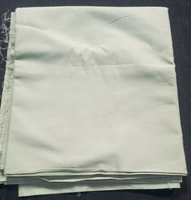 2 1/8 Yds Sewing Quilting Fabric Solid Plain Light Green - Image 1 of 2