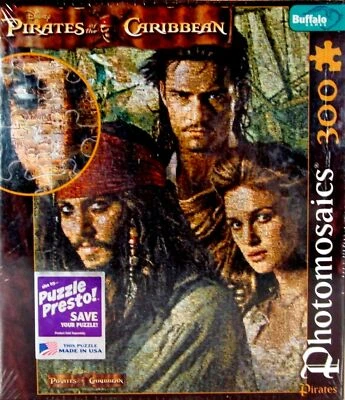 Rompecabezas de 300 piezas Buffalo Games Photomosaic PIRATAS DEL CARIBE Foto 1 de 2