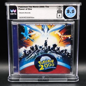 New Sealed Pokemon The Movie 2000 The Power Of One Soundtrack WATA 8.0 A Graded - Picture 1 of 2