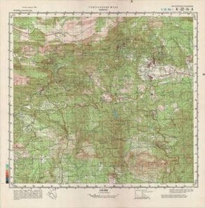 Mapa topográfico militar soviético ruso - FAYENCE (Francia, Var) 1:50K, edición 1987 - Imagen 1 de 7