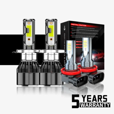 For Honda CR-V LX Sport Utility 2.4L 2002-2014 LED Headlight Fog Lamp Bulb White - Image 1 of 4