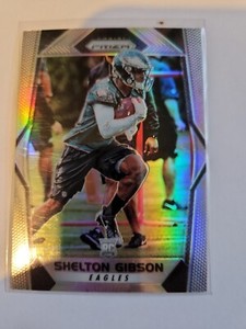 2017 Panini Prizm Football Silver Prizms #218 Shelton Gibson