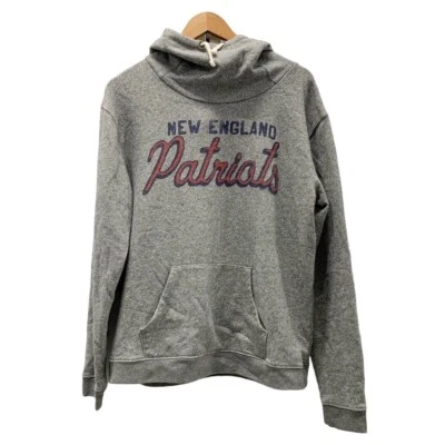 Junk Food x NFL New England Patriots Talla L Sudadera con Capucha Sudadera Gris Fútbol Foto 1 de 4