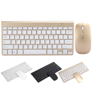 Mini 2.4GHz Wireless Gaming Keyboard & Mouse Set KB639 3 Colors For PC Computer - Picture 1 of 18