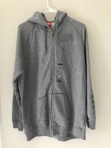 Nike Rally BF Full Zip Women's Hoody Grey 718818 091 - Picture 1 of 2