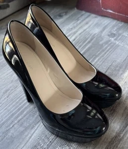 Calvin Klein Women’s Black High Heels Pumps Slip On Dress Shoes Sz 6M Carley SEE - Picture 1 of 20
