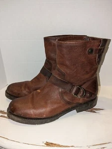 Olukai Boots Nahuku Womens 10  Short  Harness Pull On Leather Upper Brown EU 41 - Picture 1 of 12