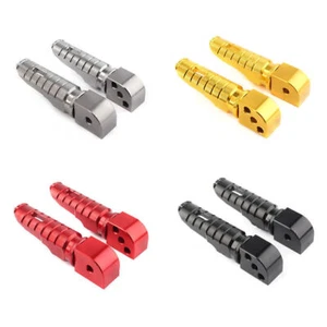For Kawasaki Ninja ZX-6R ZX-10R Z600 Z900 Z1000 2x Rear Passenger Foot Rest Pegs - Picture 1 of 6