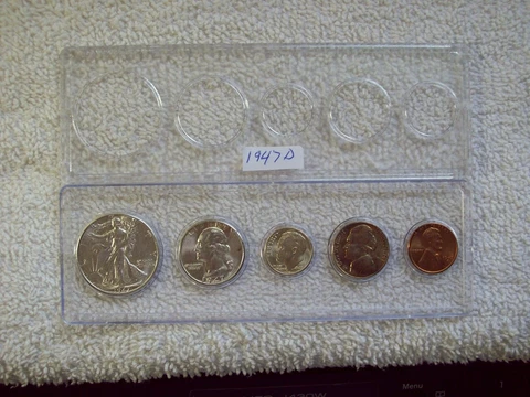 1947 UNCIRCULATED MINT SET DENVER  MINT Cover