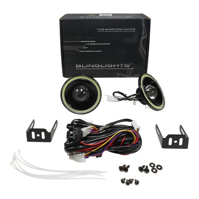  WHITE LED HALO FOG LIGHTS LAMPS KIT for 1994-2001 ACURA INTEGRA  - Image 1 of 4